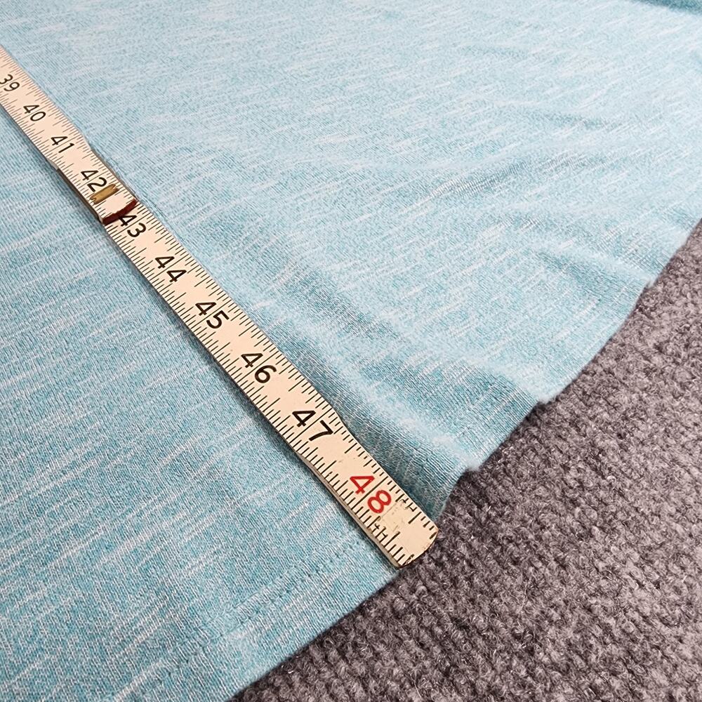 Soft Surroundings Dress Womens Petite Small Blue Electra Cold Shoulder Pocket - Picture 8 of 16